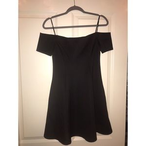 Forever 21 Black Off The Shoulder Dress